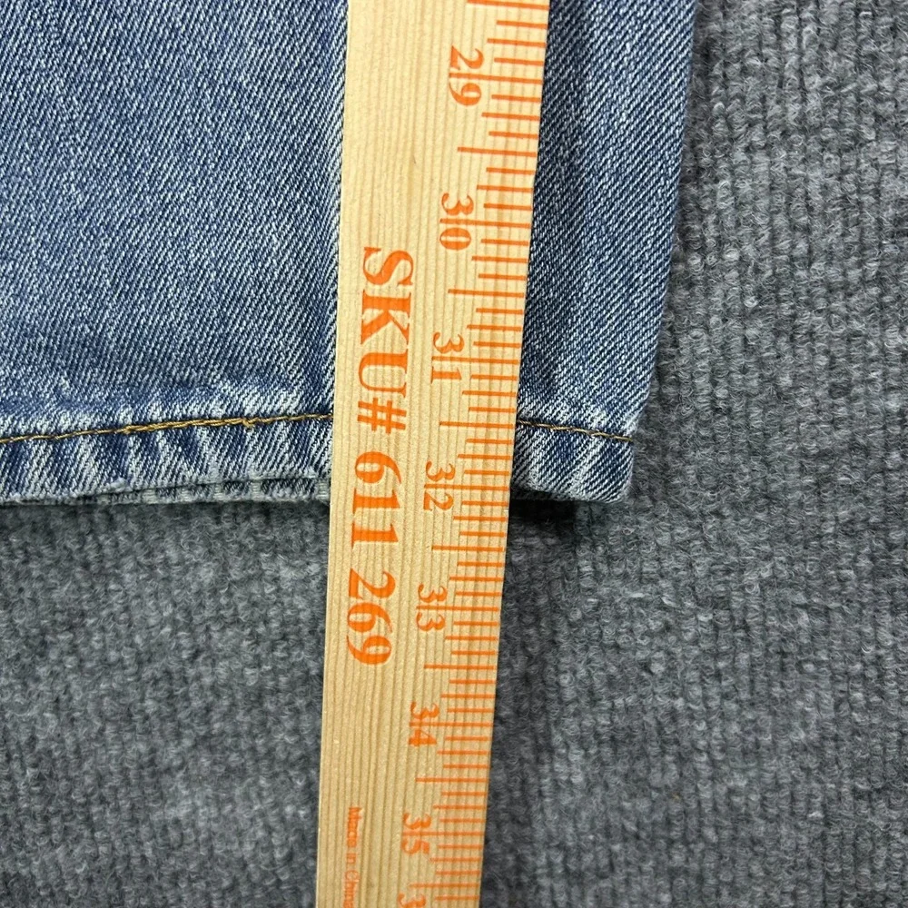 Levi's 560 Comfort Fit Jeans Men Blue Denim Zip Fly Straight Leg Classic - 34X32